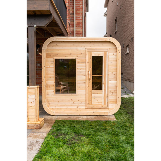 Canadian Timber Luna Sauna – 2-4 Person Outdoor Sauna by LeisureCraft