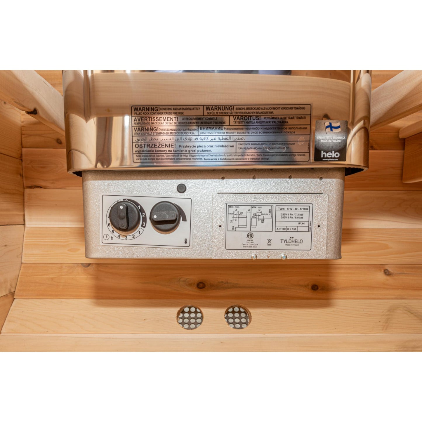 Canadian Timber Luna Sauna – 2-4 Person Outdoor Sauna by LeisureCraft