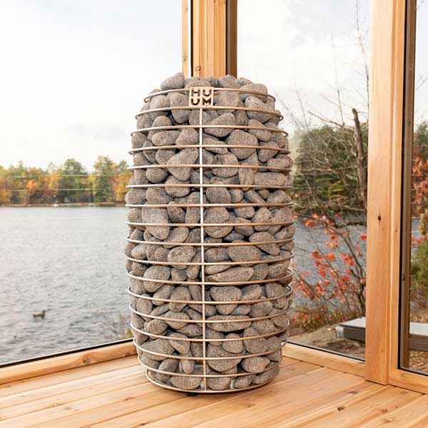 Canadian Timber Georgian Cabin Sauna – 2-6 Person Outdoor Sauna by LeisureCraft