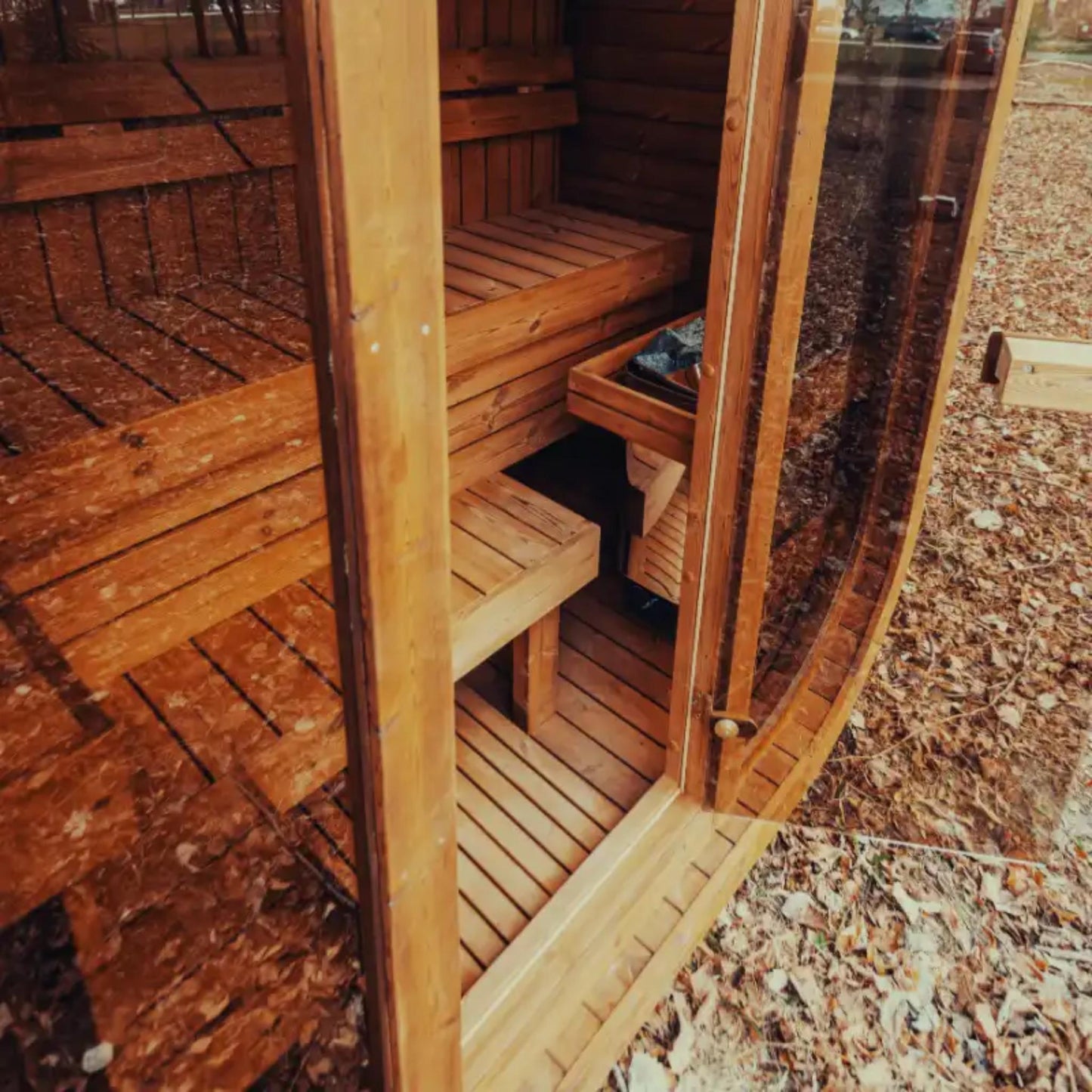 Mande MW12 ThermoWood® Outdoor Sauna