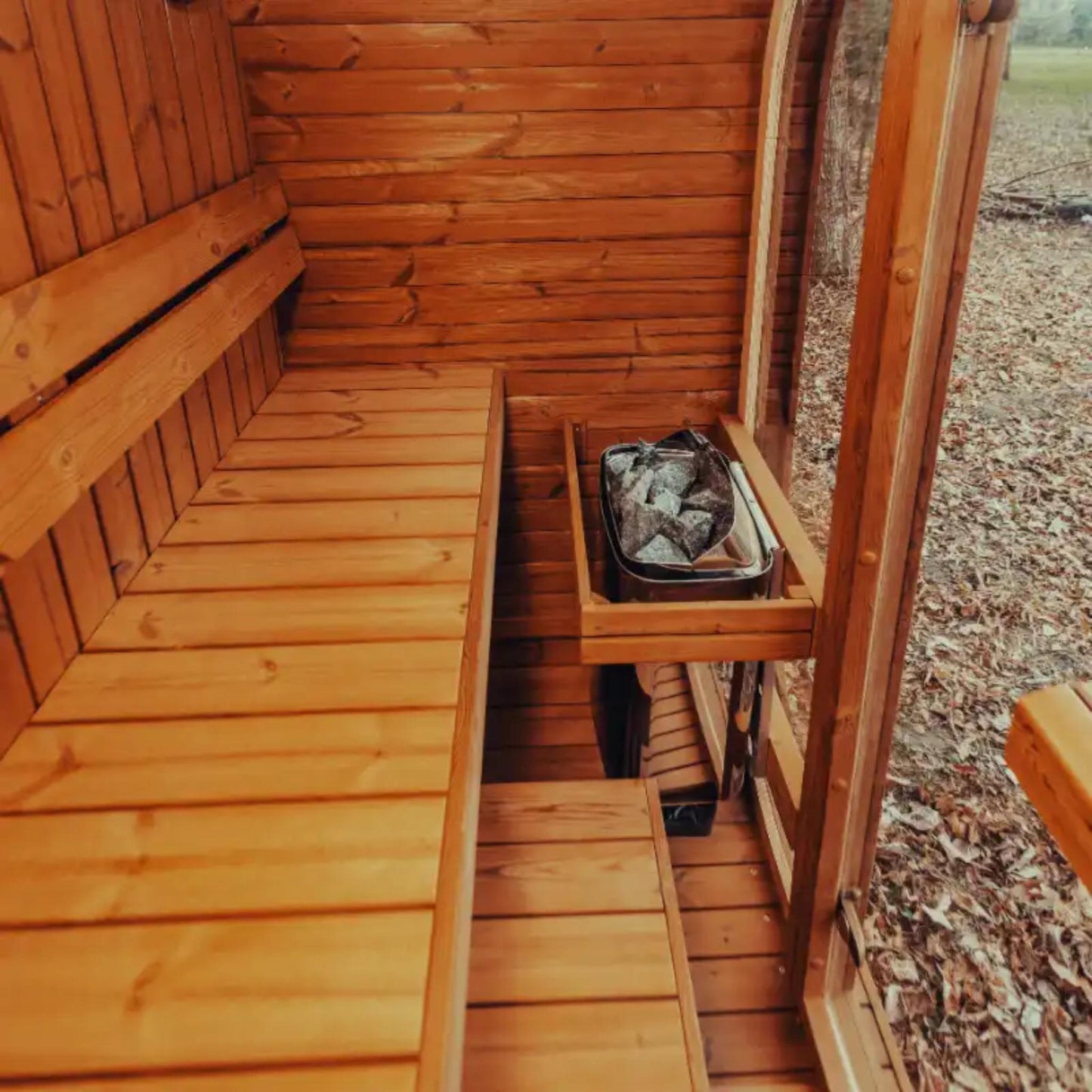 Mande MW12 ThermoWood® Outdoor Sauna
