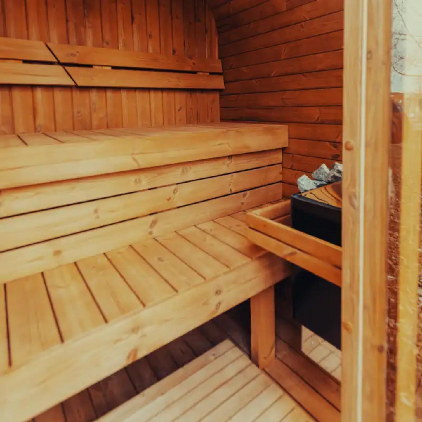 Mande MW16 ThermoWood® Outdoor Sauna