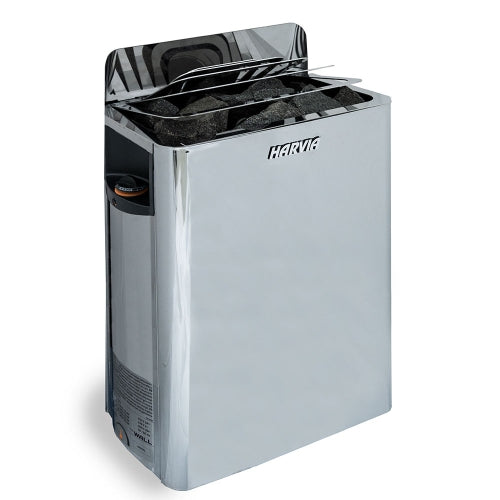 SaunaLife Model E7W Outdoor Barrel Sauna with Rear Window with Floor Kit – ERGO Series, 4-Person Thermo-Spruce, Wi-Fi LED Lighting