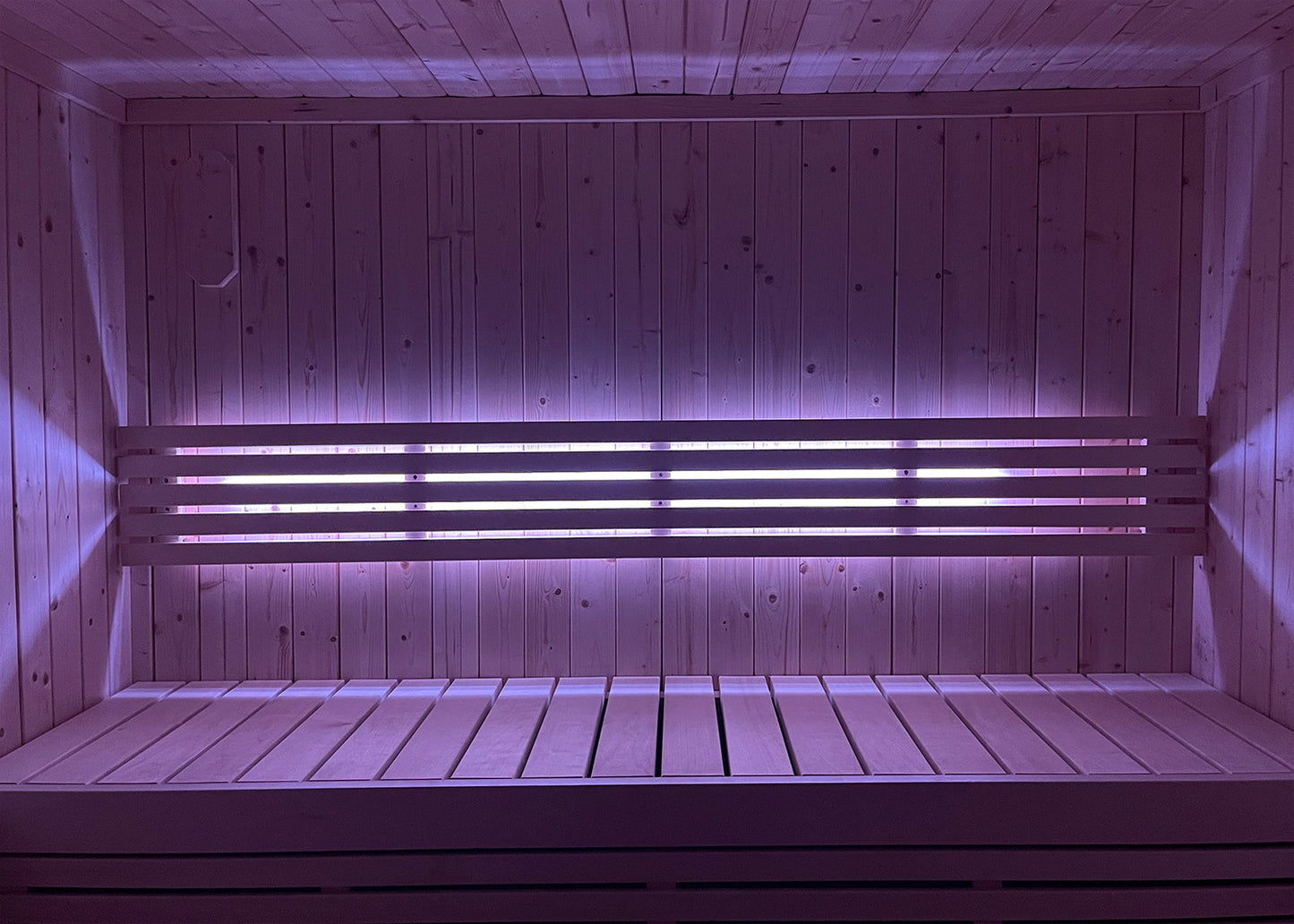 SaunaLife X6 Mood Lighting – Color LED Sauna Light System, App & Remote Controlled, Dimmable, IP67