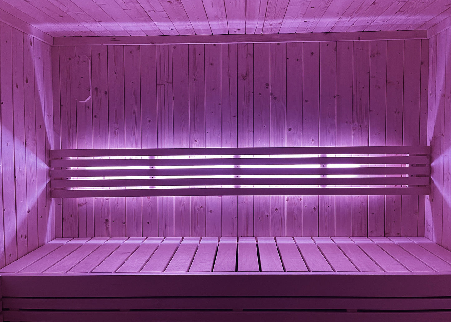 SaunaLife X6 Mood Lighting – Color LED Sauna Light System, App & Remote Controlled, Dimmable, IP67