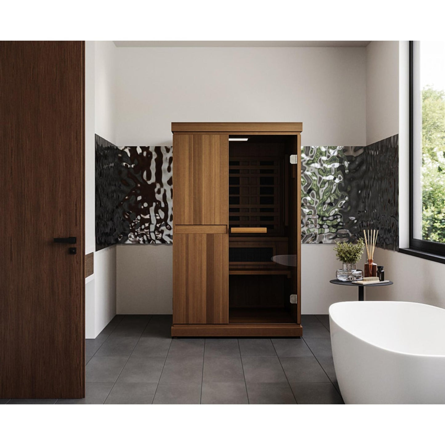Finnmark FD-4 Trinity Infrared & Steam Sauna – 2-Person Home Sauna