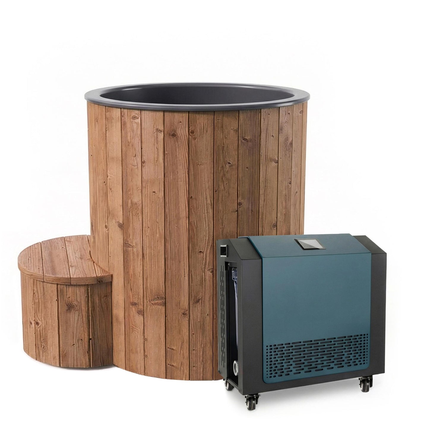 Hot & Cold Plunge Tub – 1 Person – Temperature-Controlled Soaking & Recovery – SaunaLife S1N