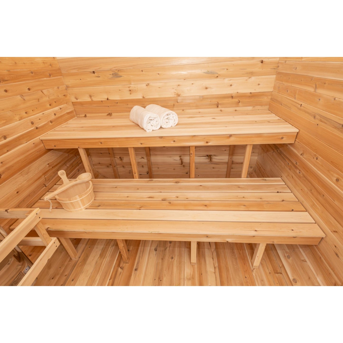 Canadian Timber Luna Sauna – 2-4 Person Outdoor Sauna by LeisureCraft