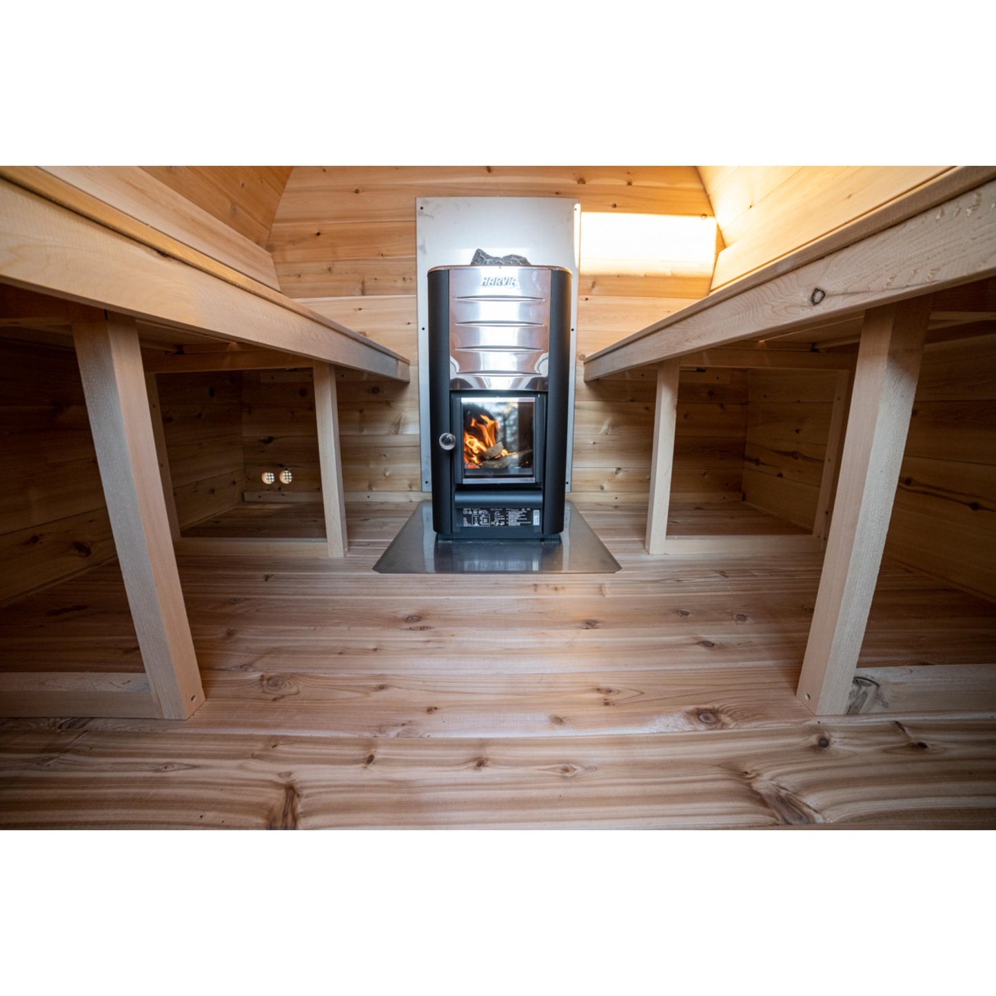 Canadian Timber Mini Pod Sauna – 2-4 Person Outdoor Wood Burning Sauna by LeisureCraft