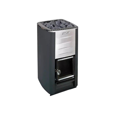 Harvia M3 Woodburner heater with full chimney set