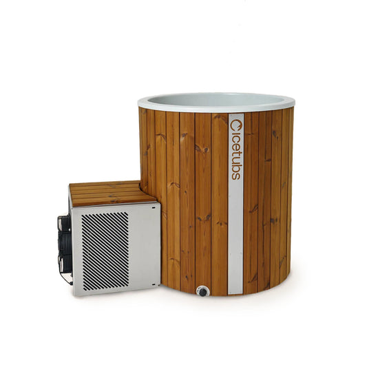 Cold Plunge Tub – Thermowood, Fiberglass, Glass – Cold Therapy Recovery – Icetubs IceBarrel XL