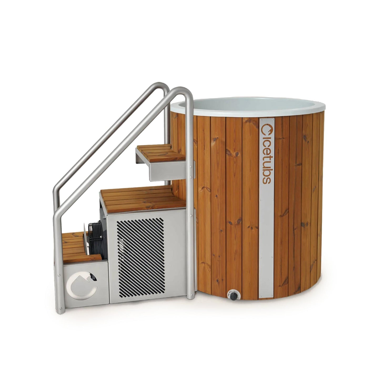 Cold Plunge Tub – Thermowood, Fiberglass, Glass – Cold Therapy Recovery – Icetubs IceBarrel XL