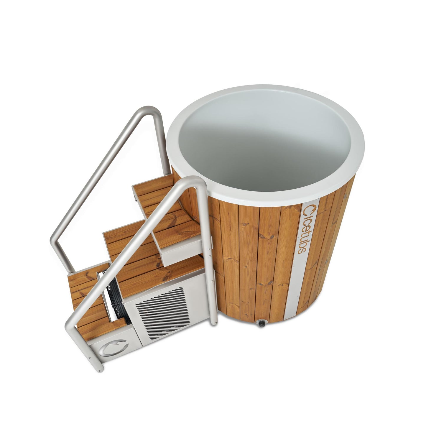Cold Plunge Tub – Thermowood, Fiberglass, Glass – Cold Therapy Recovery – Icetubs IceBarrel XL