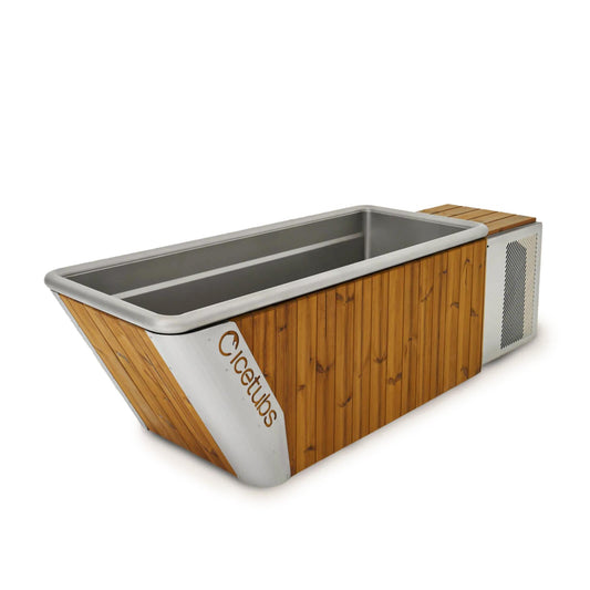 Cold Plunge Tub – Thermowood, Stainless Steel – Cold Therapy Recovery – Icetubs IceBath