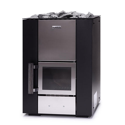 SaunaLife Model G4 – Garden-Series Outdoor Home Sauna Kit, Up to 6 Person Scandinavian Backyard Sauna