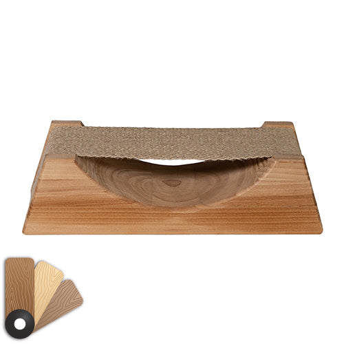 PROSAUNAS Ergo-Headrest – Wooden Sauna Headrest with Cloth Neck Support