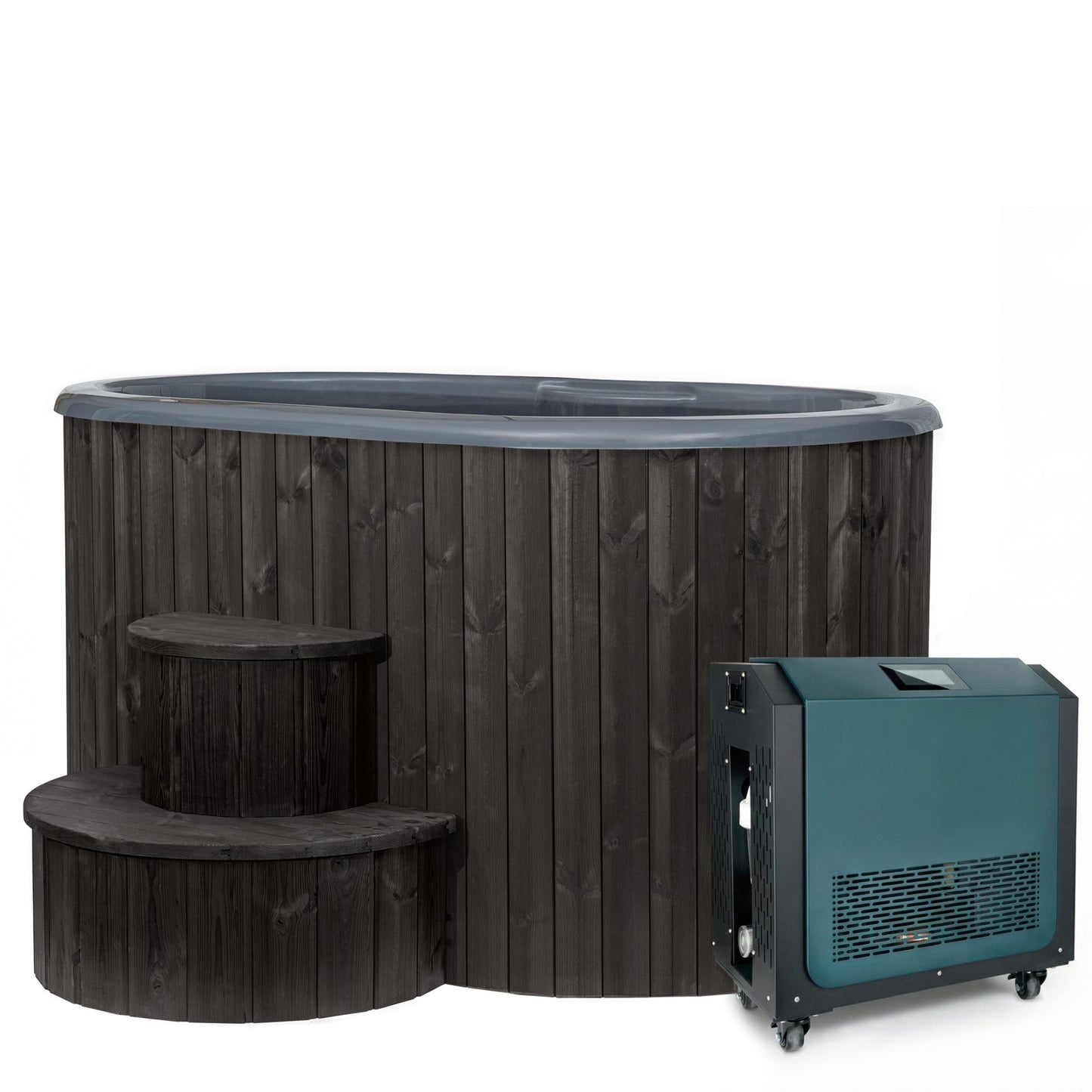 Hot & Cold Plunge Tub – 2 Person – Temperature-Controlled Soaking & Recovery – SaunaLife S2B
