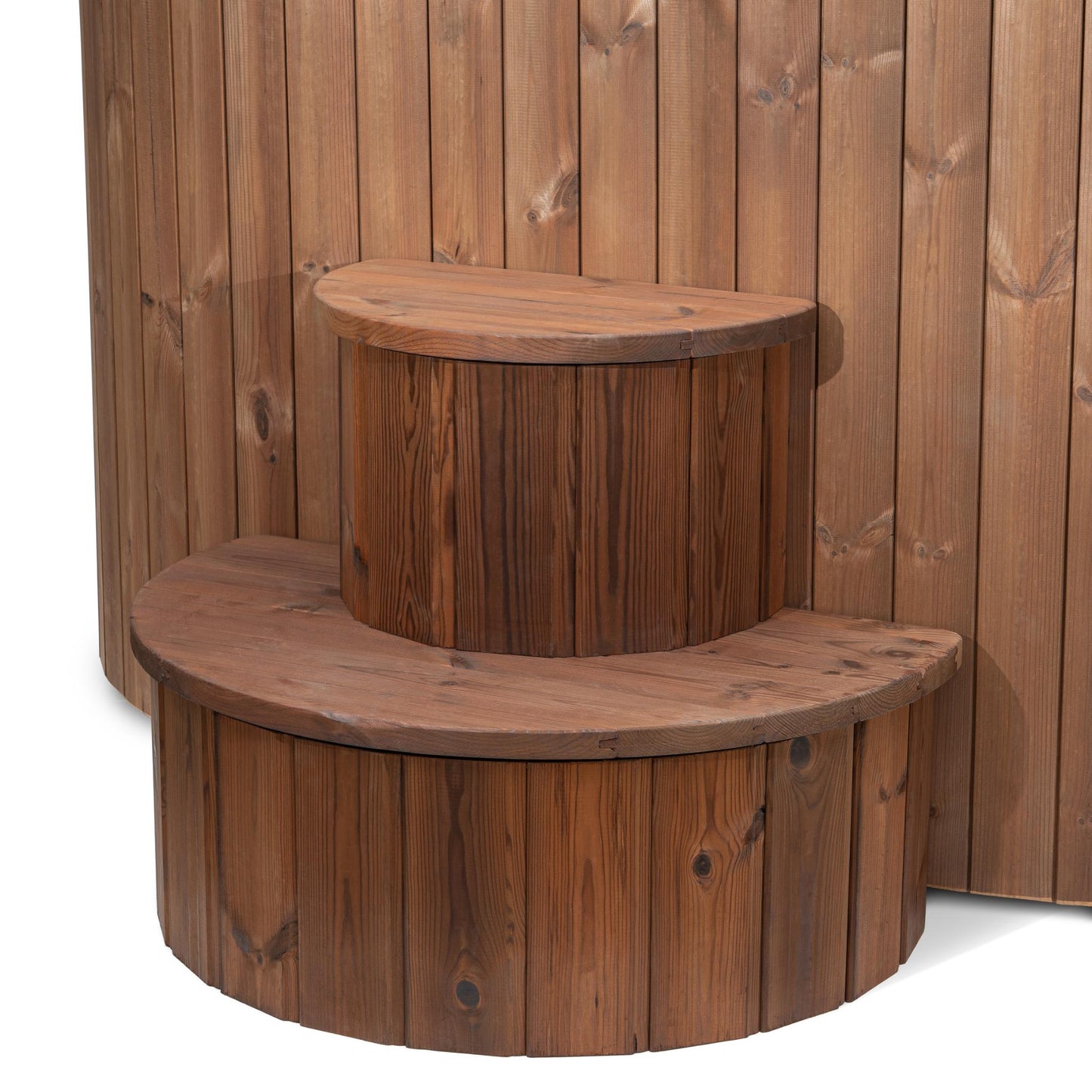 Hot & Cold Plunge Tub – 2 Person – Wood – Temperature-Controlled Soaking & Recovery – SaunaLife S2N
