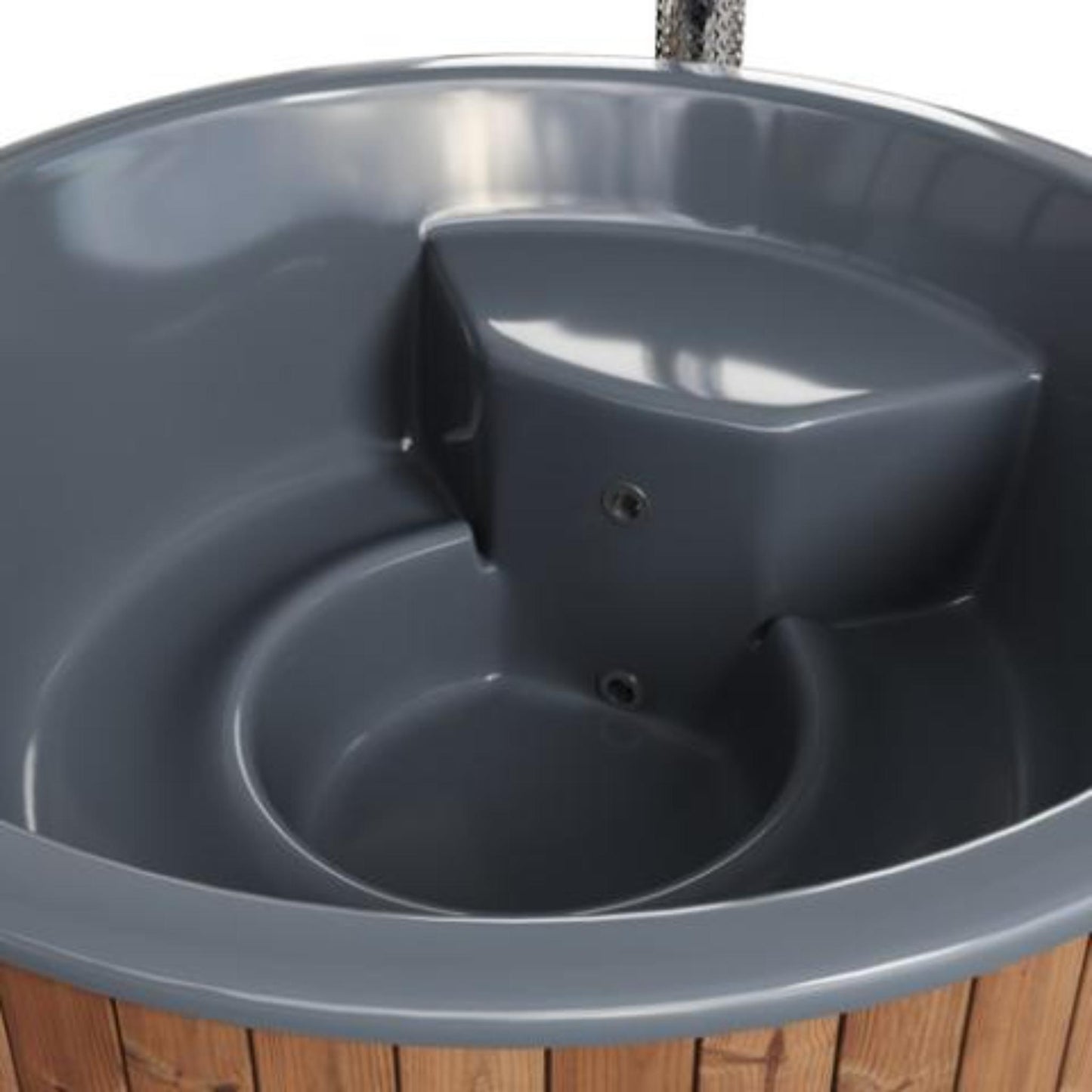Wood-Burning Hot Tub – Outdoor Soaking Tub – SaunaLife S6N