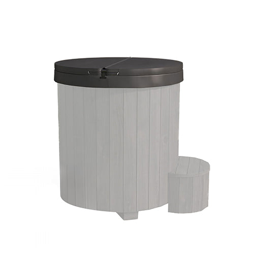SaunaLife Model S1B 1-Person Hot & Cold Plunge Tub – Black Finish