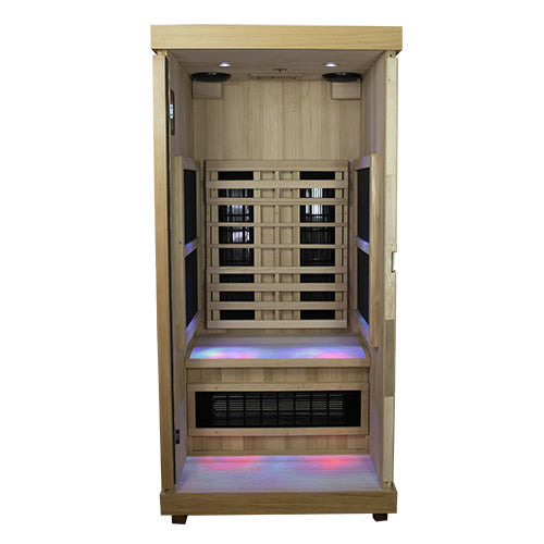Full Spectrum Infrared Sauna – 1 Person – Home Wellness – Finnmark FD-1