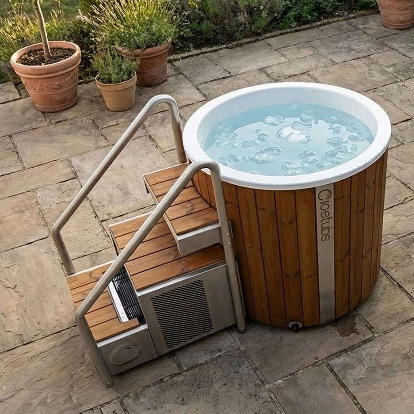 Cold Plunge Tub – Thermowood, Fiberglass, Glass – Cold Therapy Recovery – Icetubs IceBarrel XL