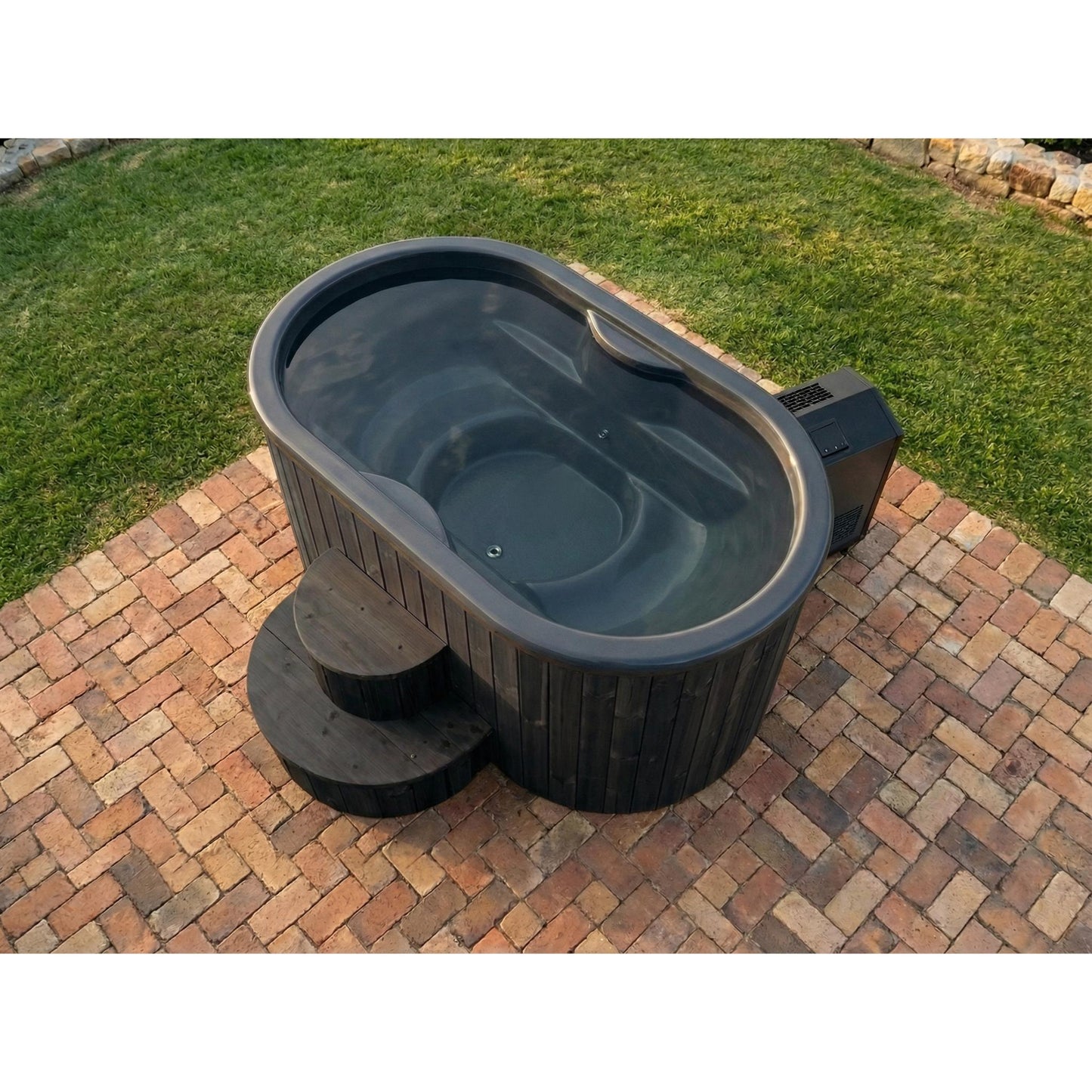 Hot & Cold Plunge Tub – 2 Person – Temperature-Controlled Soaking & Recovery – SaunaLife S2B